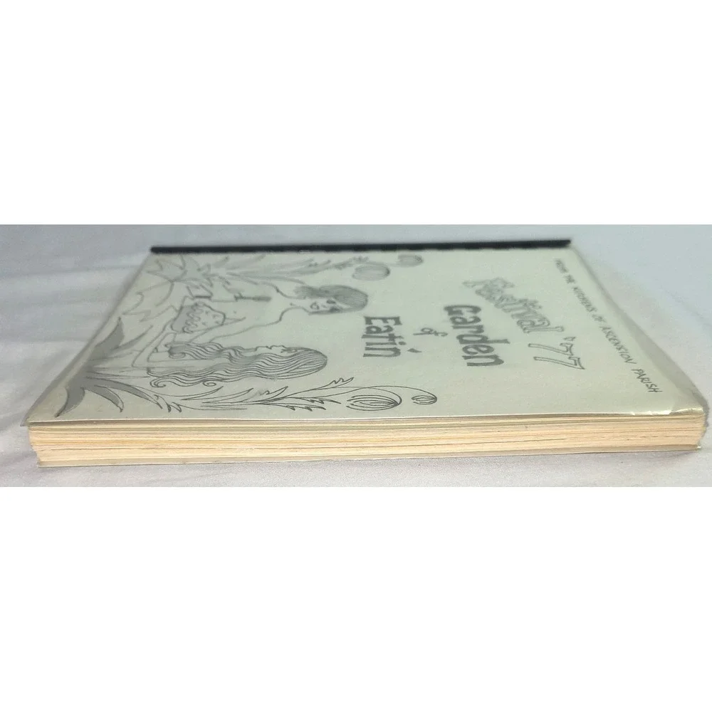 Church of the Ascension Recipe Book Virginia Beach VA Vtg 1977 Risque Adam & Eve
